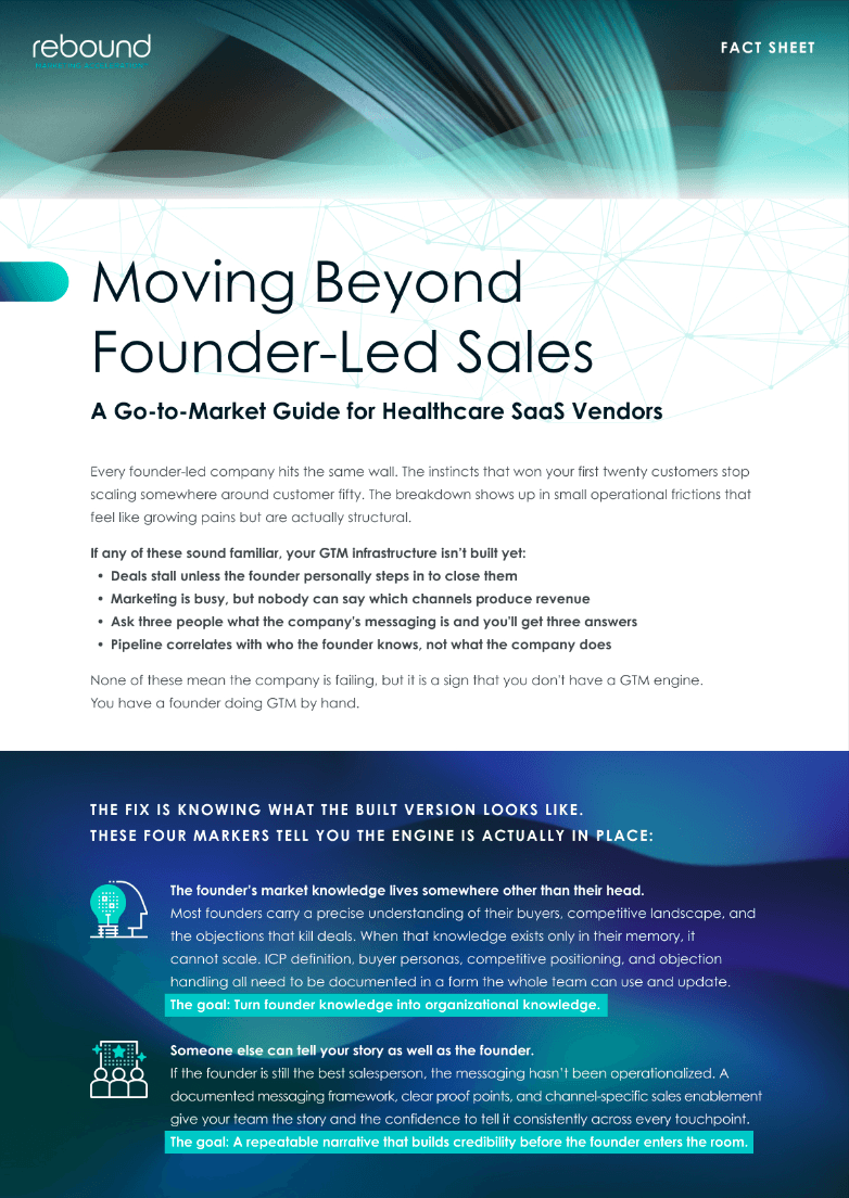 A Go-to-Market Guide for Healthcare SaaS Vendors